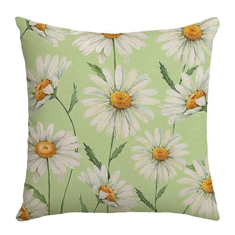 4pcs Summer Chrysanthemum Throw Pillowcases