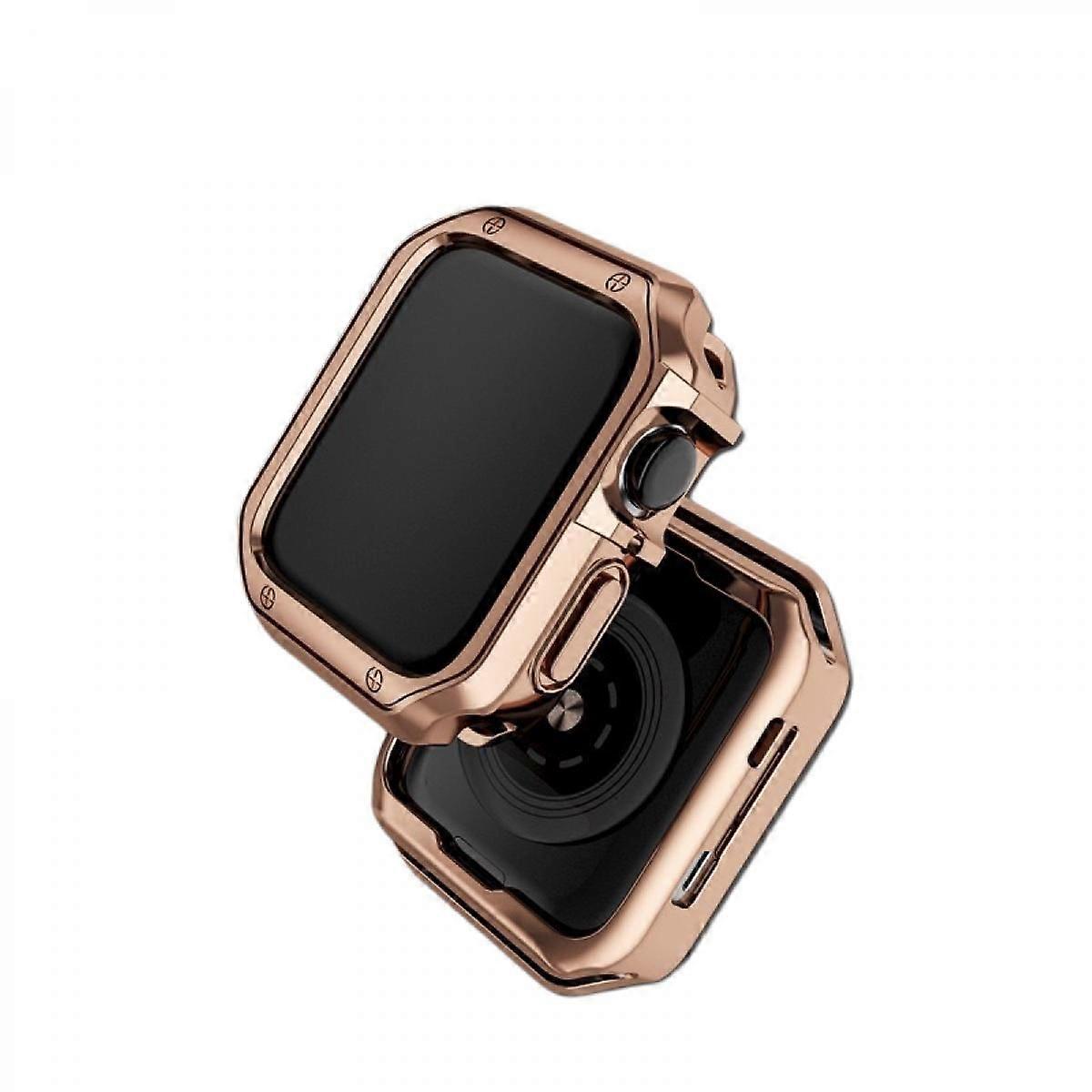 2 Pack Rugged Case Compatible for Apple Watch Series 8/7, All Around Shockproof TPU Protective Cover Bumper 41mm