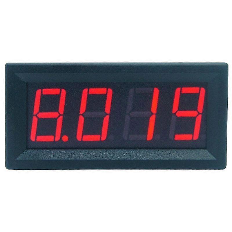 4 Digit Digital Ammeter DC 0-9.999A Current Meter Tester Red LED Display Panel