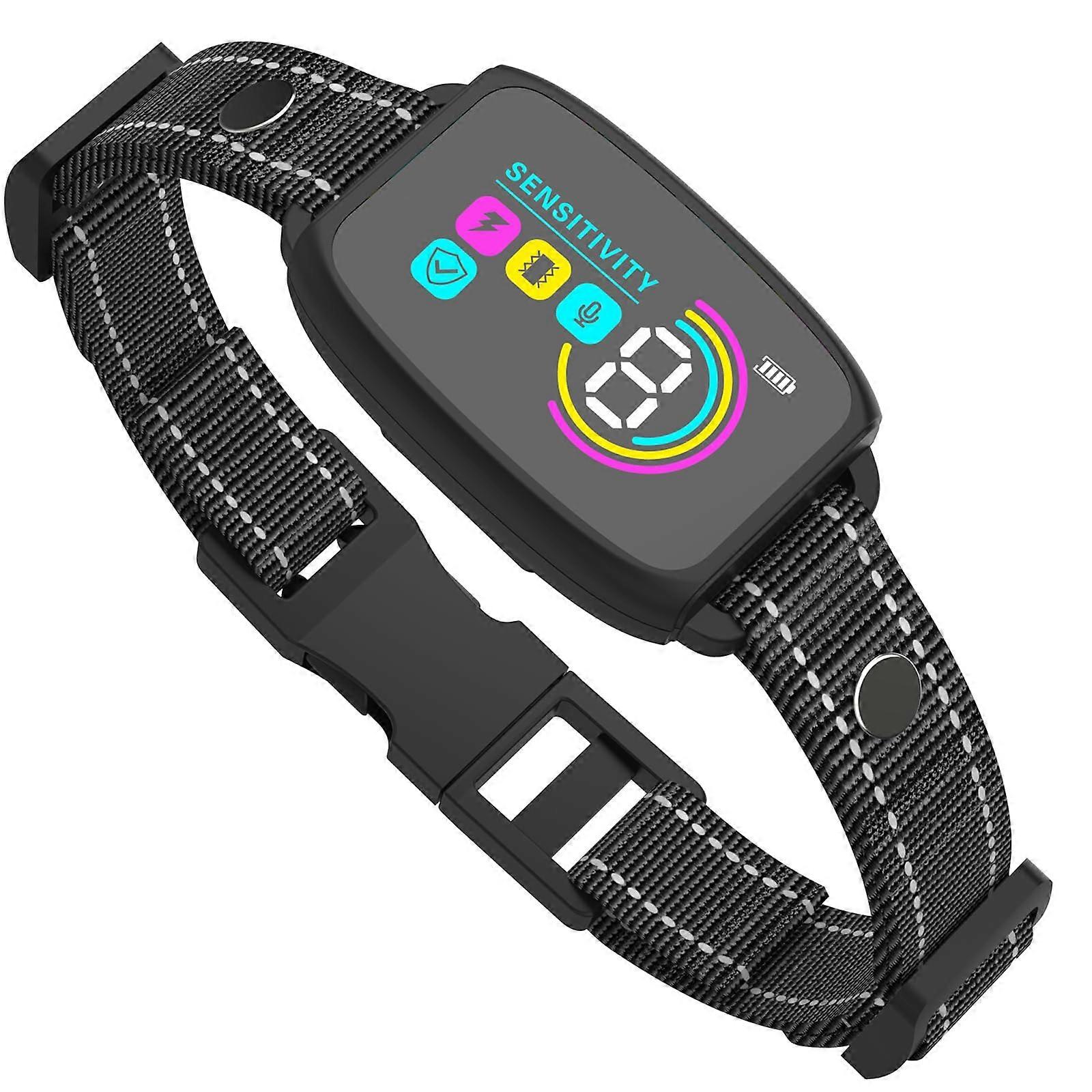 Rechargeable Smart Dog Bark Collar – Training AntiBarking Collar with 5 Adjustable Sensitivity