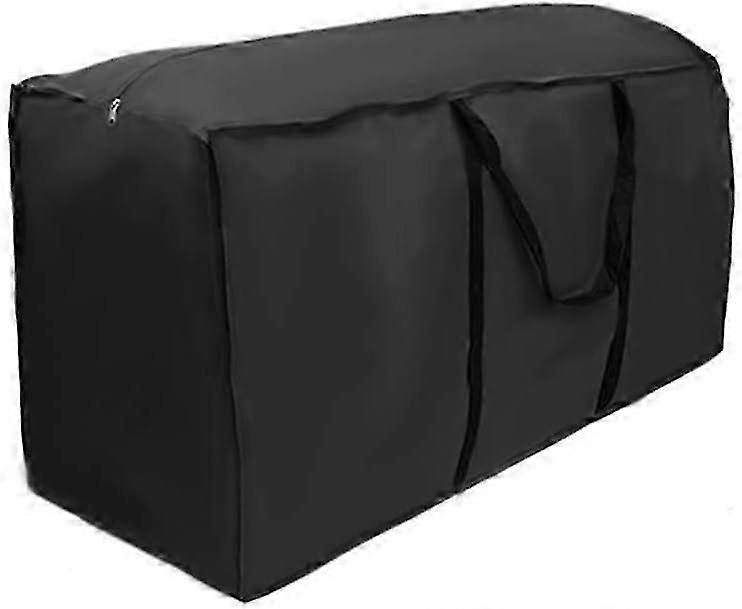 Extremely Large Storage Bag for Outdoor Living Room Cushions Sheets Pillows Cushions Handbag with Handle 210D Oxford Waterproof (116x47x51cm)