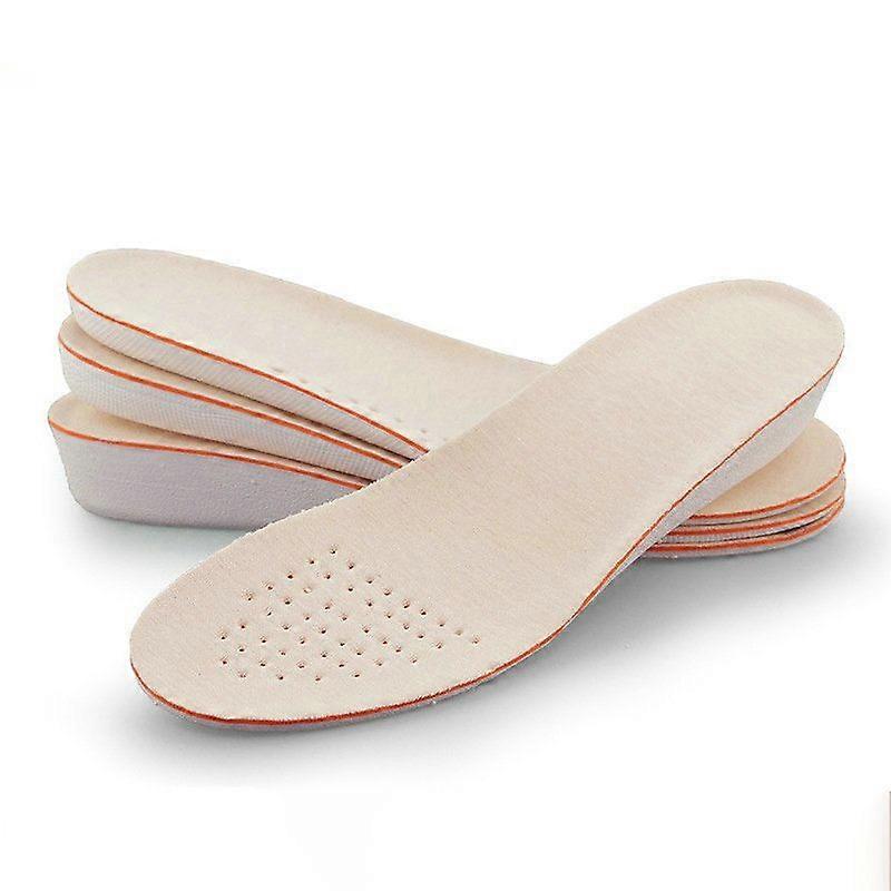 Unisex Height Increase Insoles Soy Fiber Sweat-absorbent Deodorant Breathable Shoe Pad Inserts Foot Care Pad For Men Women - Insoles