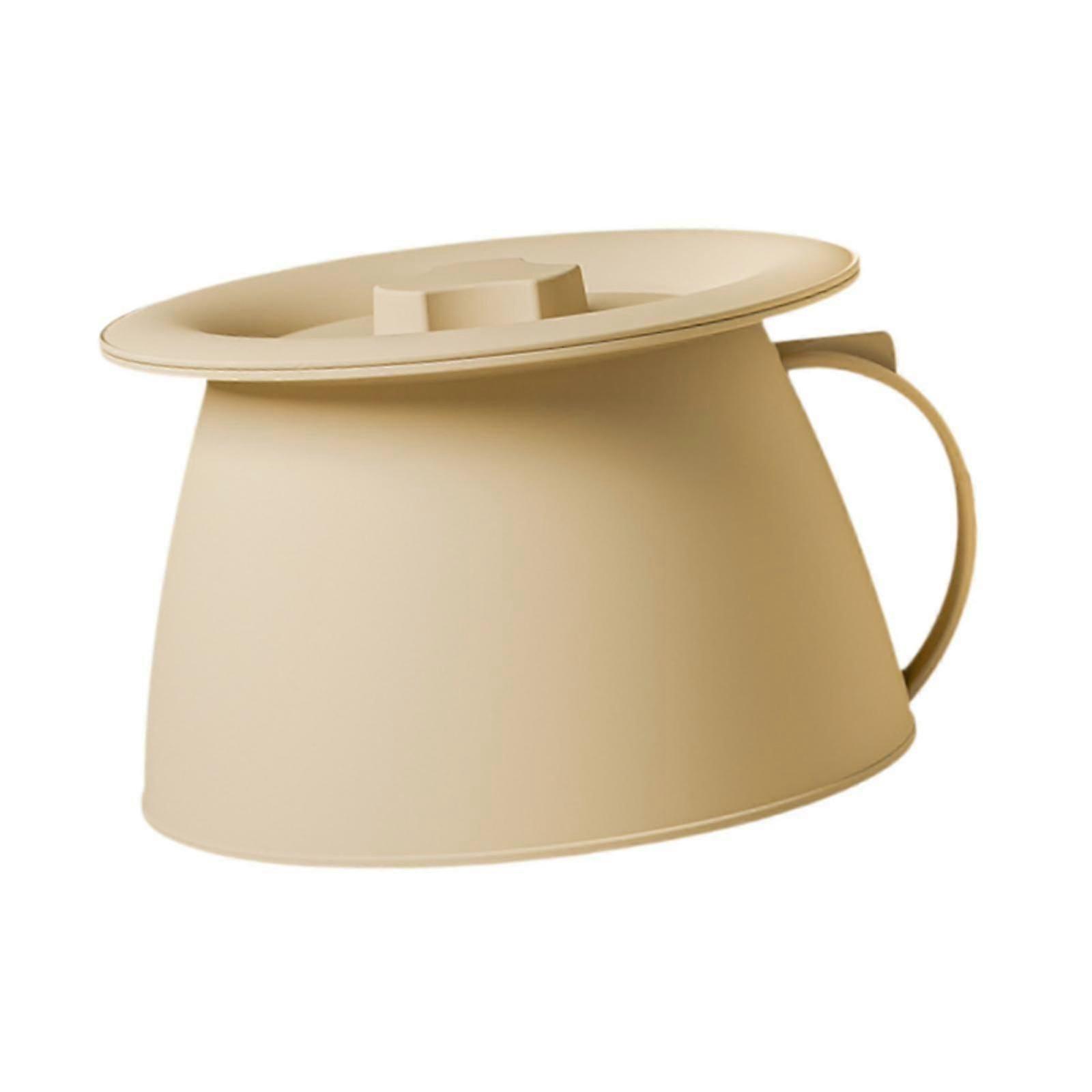 Spucknapf Töpfchen Urinal Topf Nachttopf mit Abdeckung Easy Clean Bedpan Mehrzweck für Indoor Schlafzimmer Weibliche Männliche Erwachsene Kinder