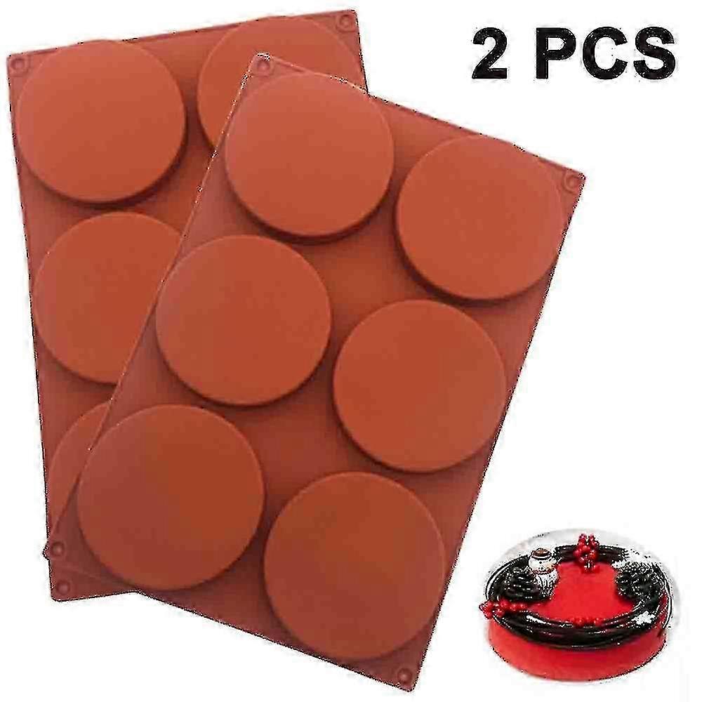 2pcs Silicone Cake Mold Baking Tool 4 Inch