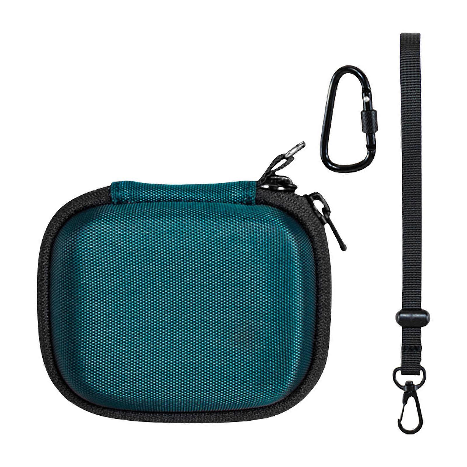 Carrying Case for Yoose Storage Box Men Electric Shaver Hard Case with Lanyard Scratchproof Box Storage Pouch Green