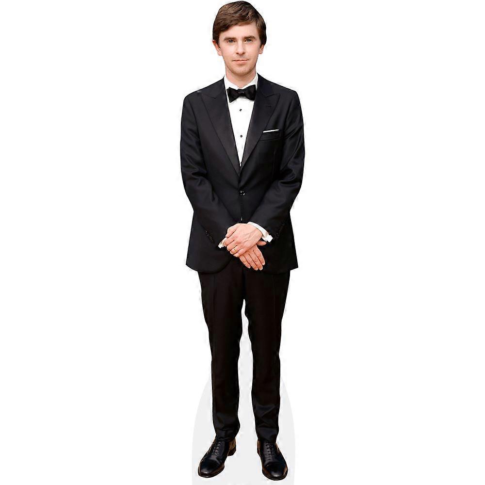 Freddie Highmore (Bow Tie) Cardboard Cutout (lifesize OR mini size). Standee. Stand Up.
