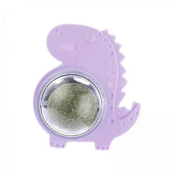 5xNatural Catnip Balls Removable Healthy Rotating for Playing Grinding Licking