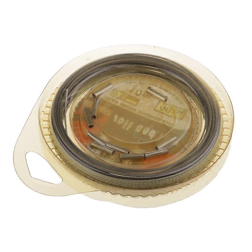 Edelstahl Draht Köder Leader Trace Angelschnüre 10m 90LB