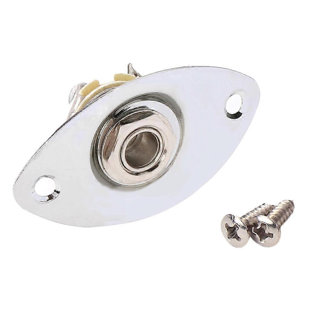 1/4" Indented Guitar Output Plate Socket for Electric Bass Guitar