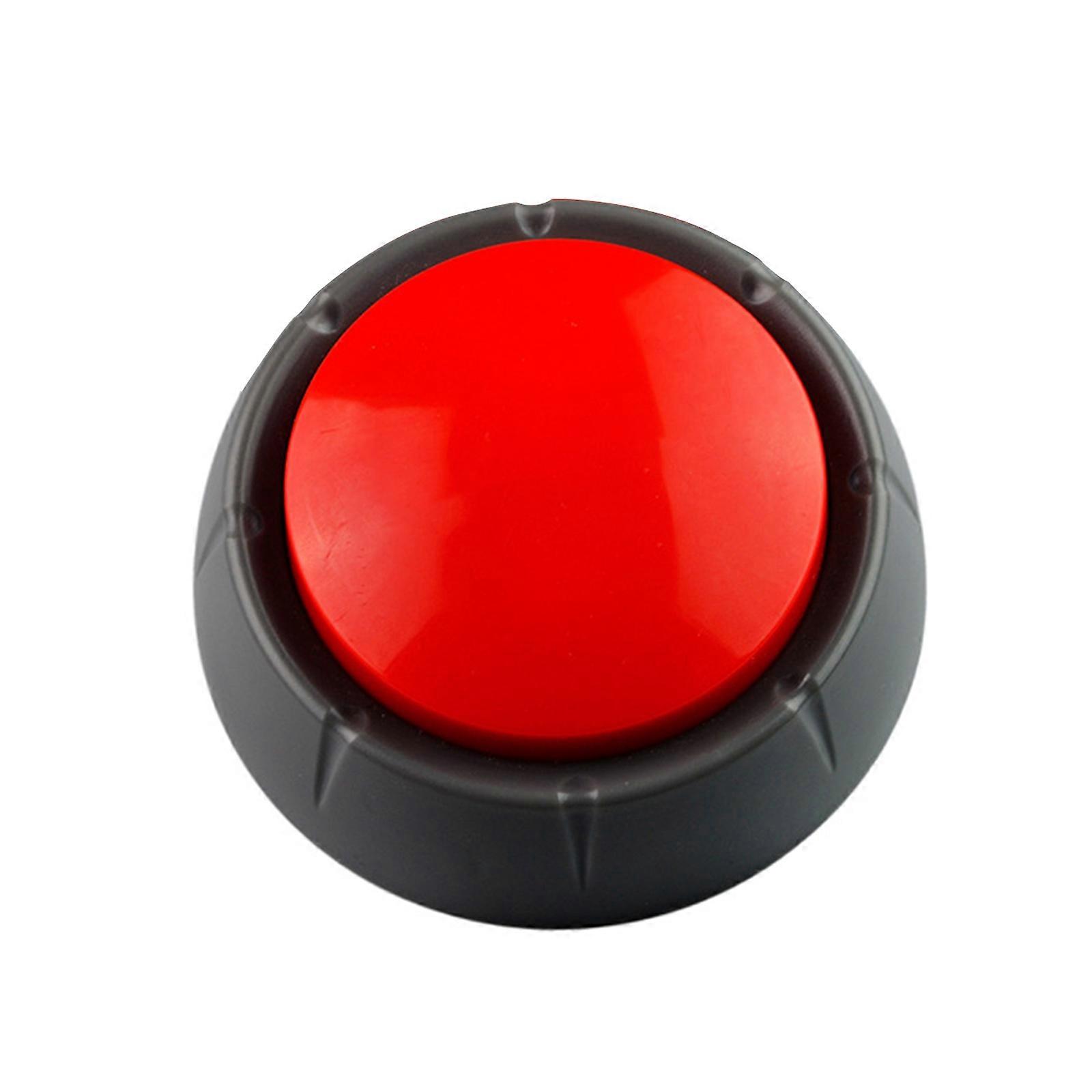 BS Sound Button Illuminated Loudspeaker Button Dishonesty Alarm Button Key for Pranks and Brand Promotion Event Props