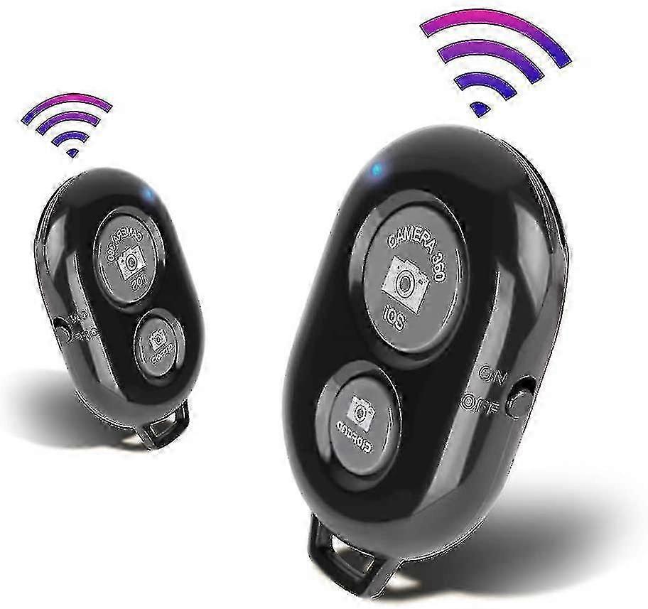 2pcs Bluetooth Camera Remote for iPhone & Android Phones