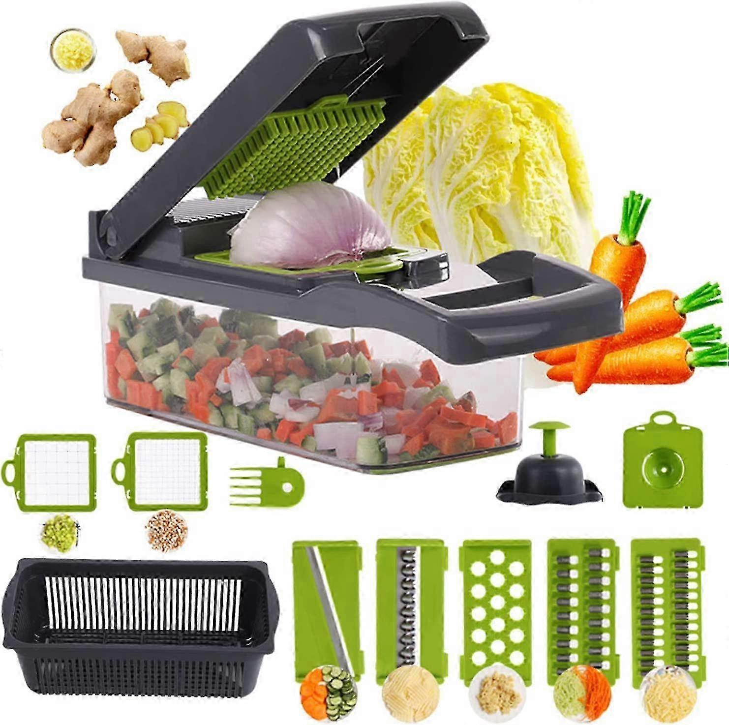 Efficient Multifunctional Vegetable Chopper - Kitchen Dicer & Cutter