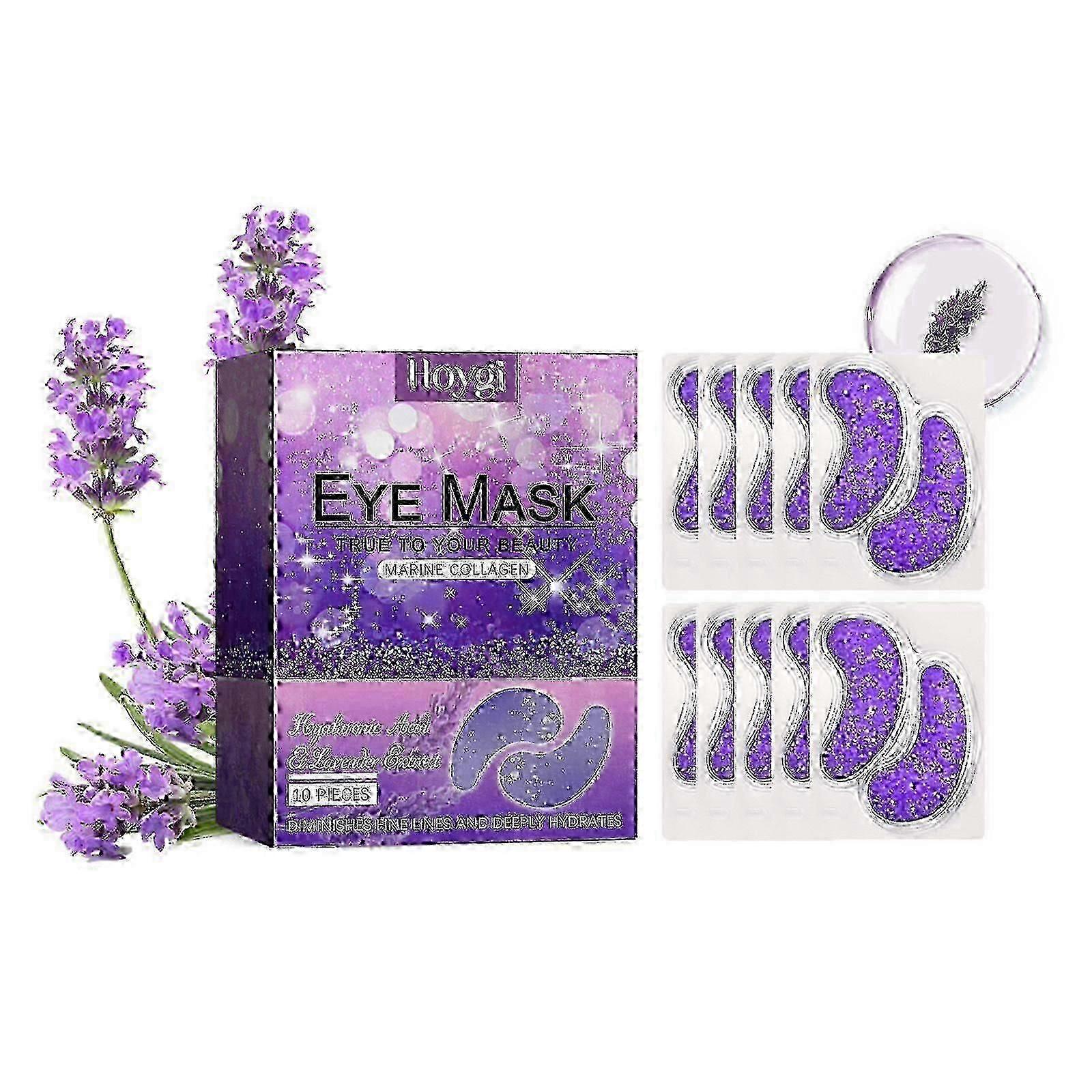 Le patch gel pour les yeux à la lavande réduit les ridules sous les yeux, les poches sous les yeux, les cernes, les yeux raffermissants, le patch hydratant anti-rides pour les yeux