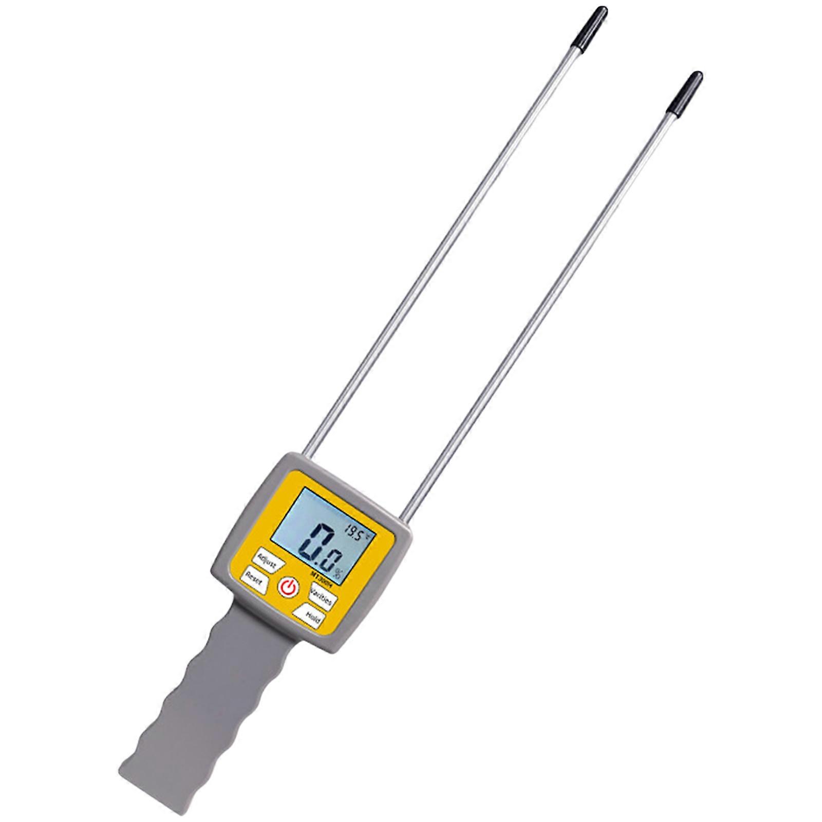Professional Hays Moisture Tester with double Sensors LCD Display easy carry Designs Hays Moisture Tester for Farm Testing