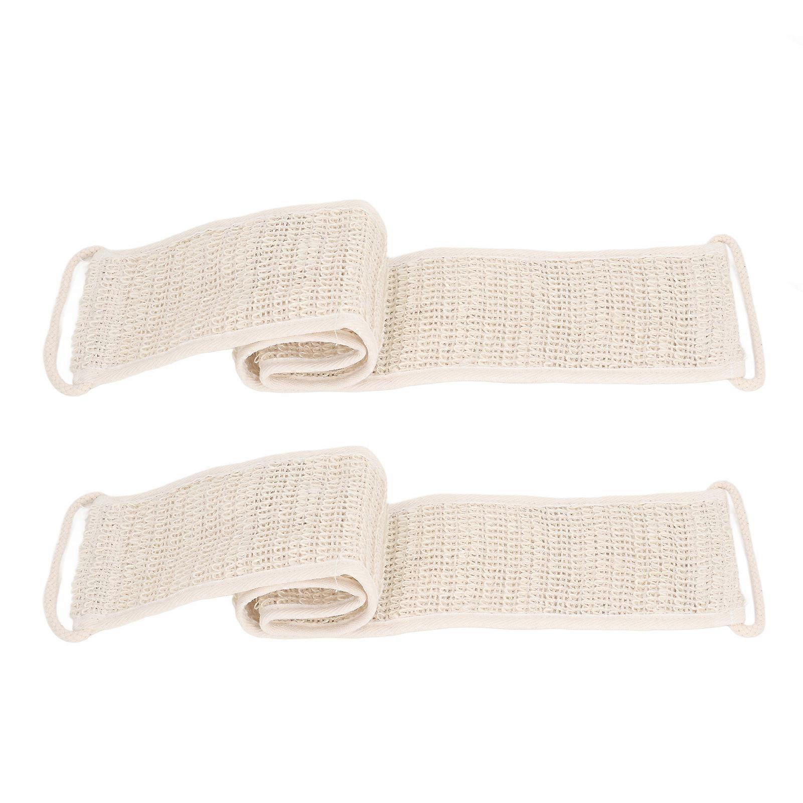 Pack of 2 exfoliating back towels, ideal for bathing, showering and removing dead skin, for deep cleansing