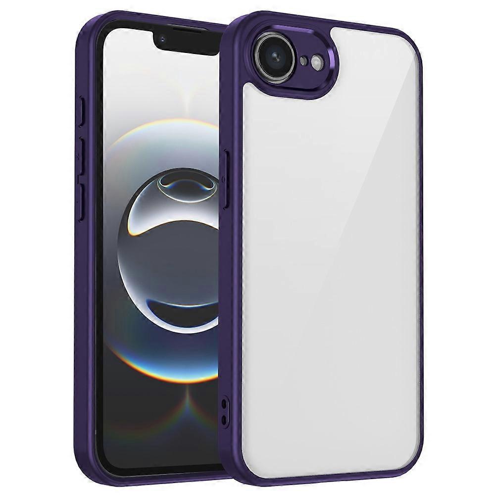 Compatible For iPhone 16e Case Matte Skin Touch Clear PC + TPU Shockproof Phone Back Cover