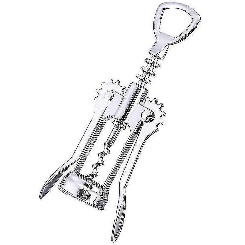 多機能ワインビールオープナー 高品質亜鉛合金(1個、銀)