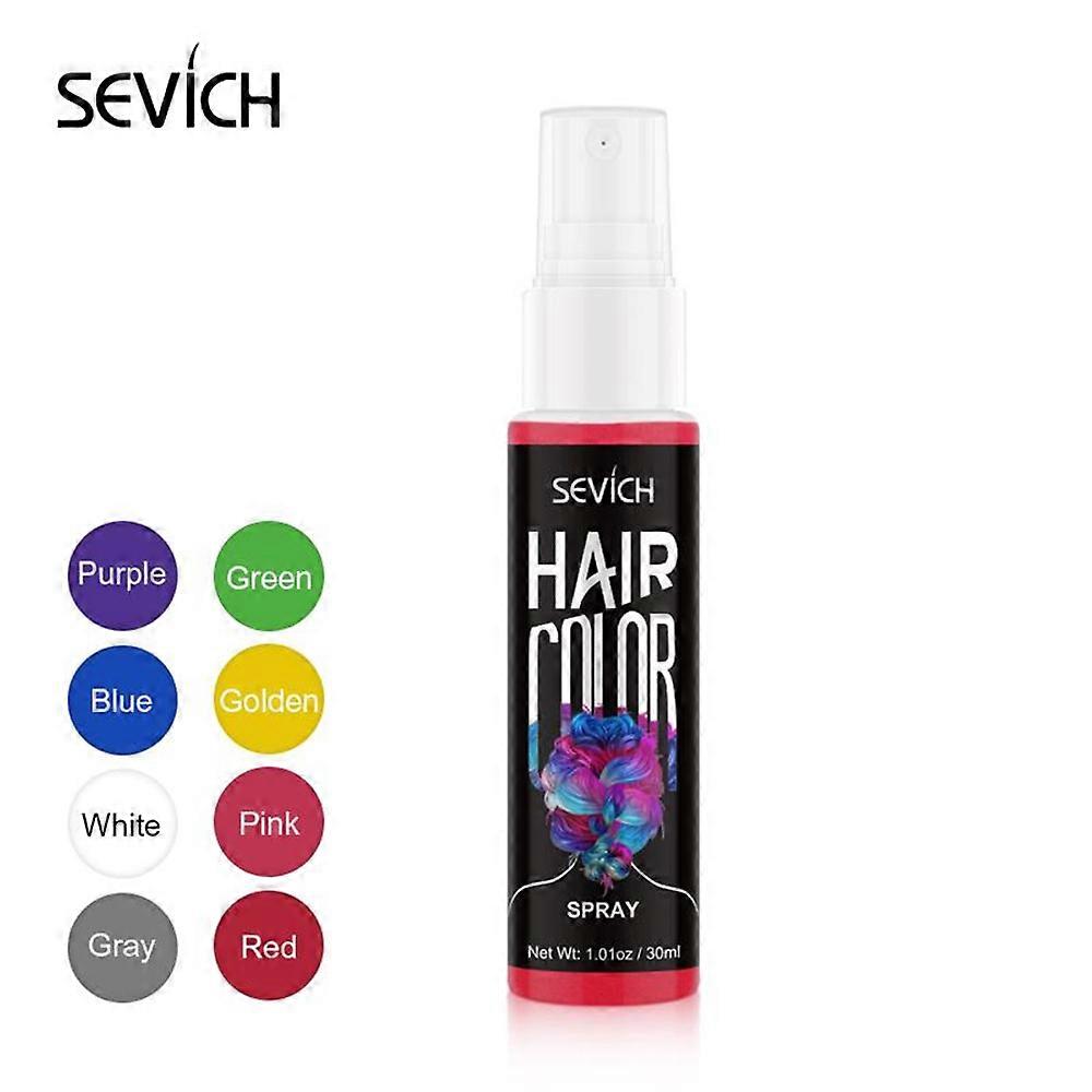 8 Barva na vlasy ve spreji Instantní barva na vlasy Produkt na úpravu vlasů 30 ml Dočasné vlasy Suchá barva Módní Krása Make-up
