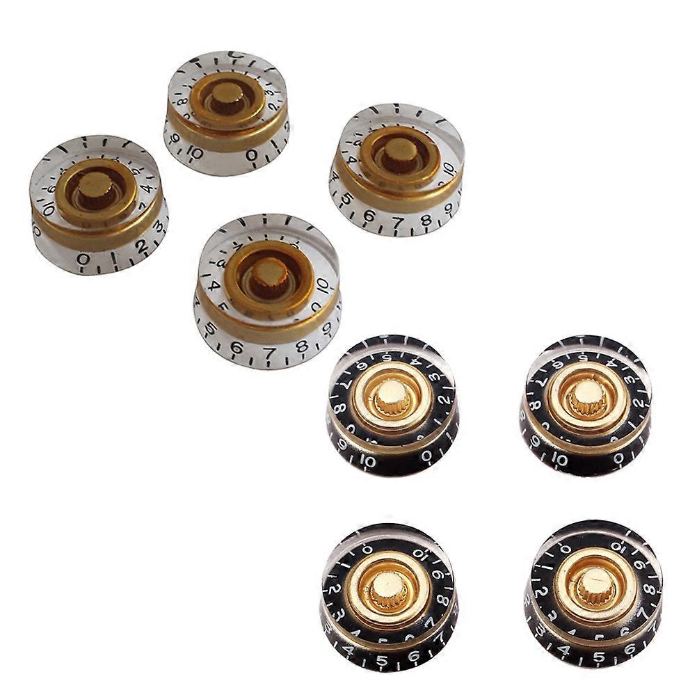 Acrylic Guitar Knobs, Ergonomic Volume Tone Controllers for Electric Guitar Models