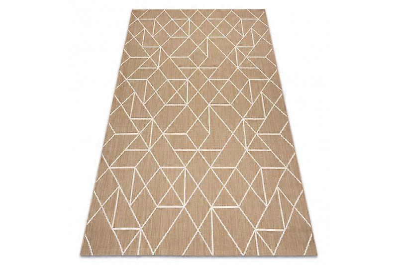 Carpet FLAT 48959265 Geometric natural beige string