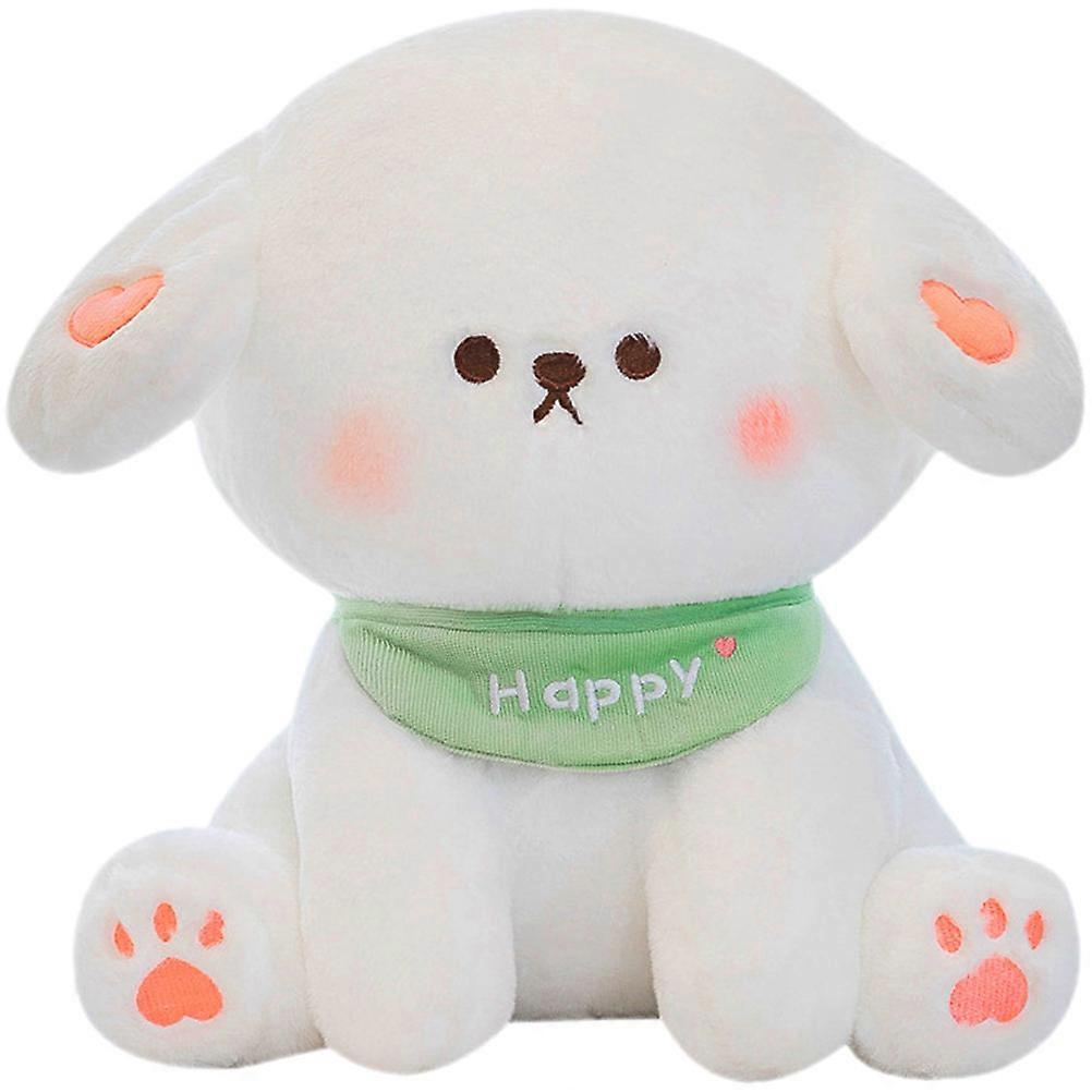 Stuffed Animal Dog Realistic Appearance Home Use Comforting Children 35x35cm