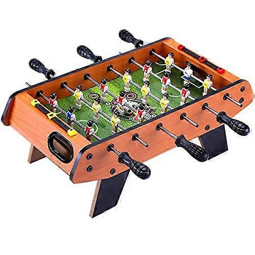 table football table, indoor football wooden play table with 2 balls, for adults, home, playroom