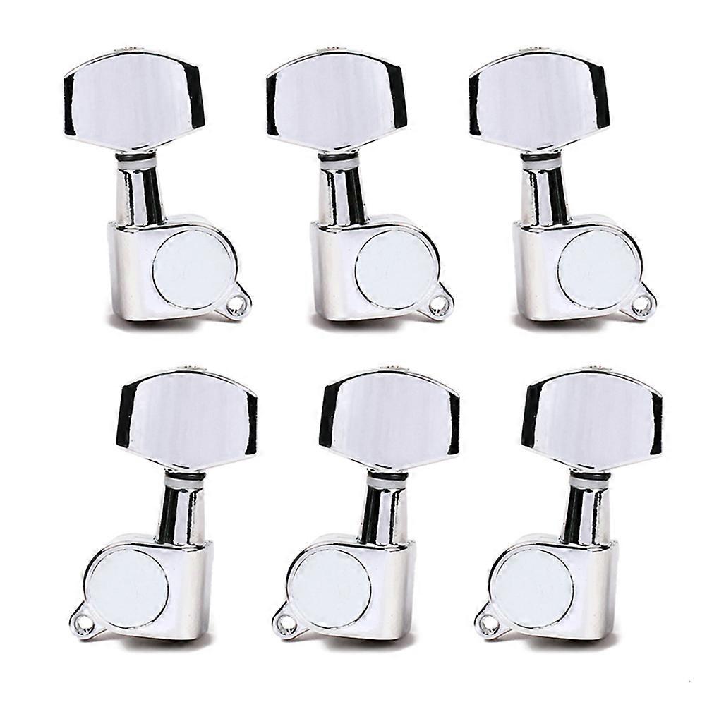 LR Banjo Tuning Pegs for Electric Acoustic Guitars – Durable Chrome Precision Machine Heads