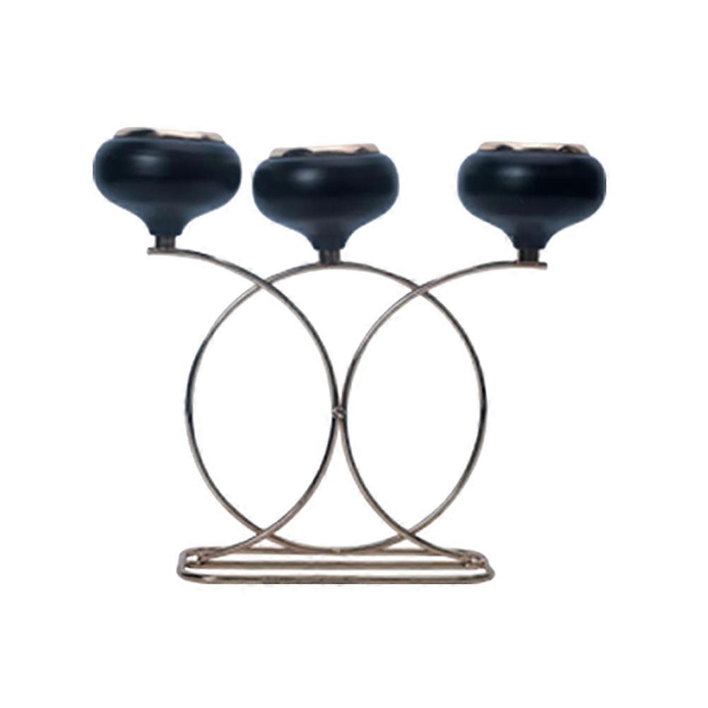 Pillars For Decoration Candlelight Dinner Atmosphere Good Craftsmanship Metal 27X27X5cm 1Pack