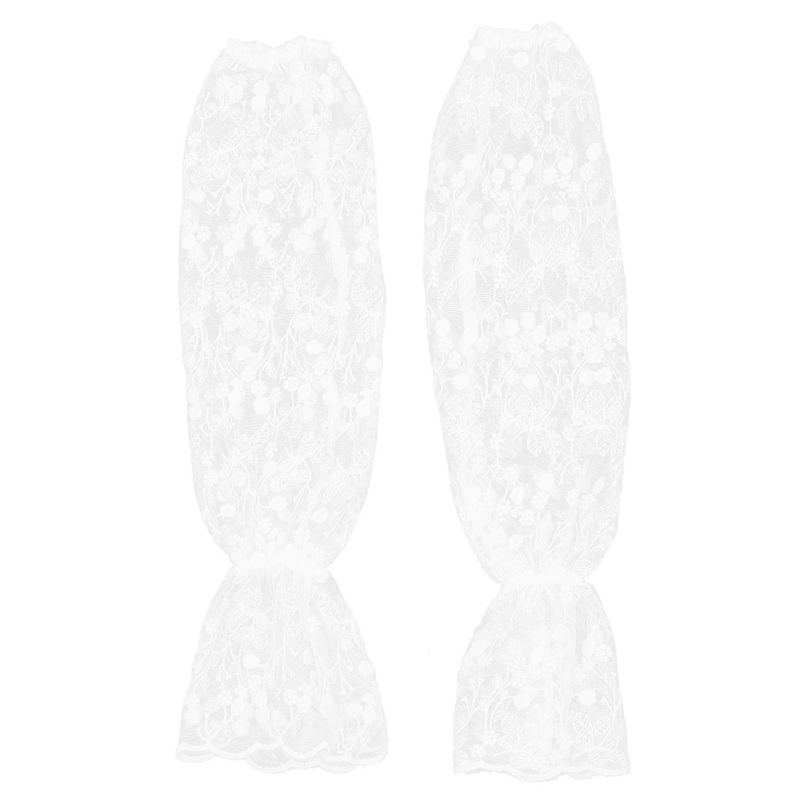 Protective Arm Sleeves Sun-Resistant Driving Breathable Lace 1 Pair