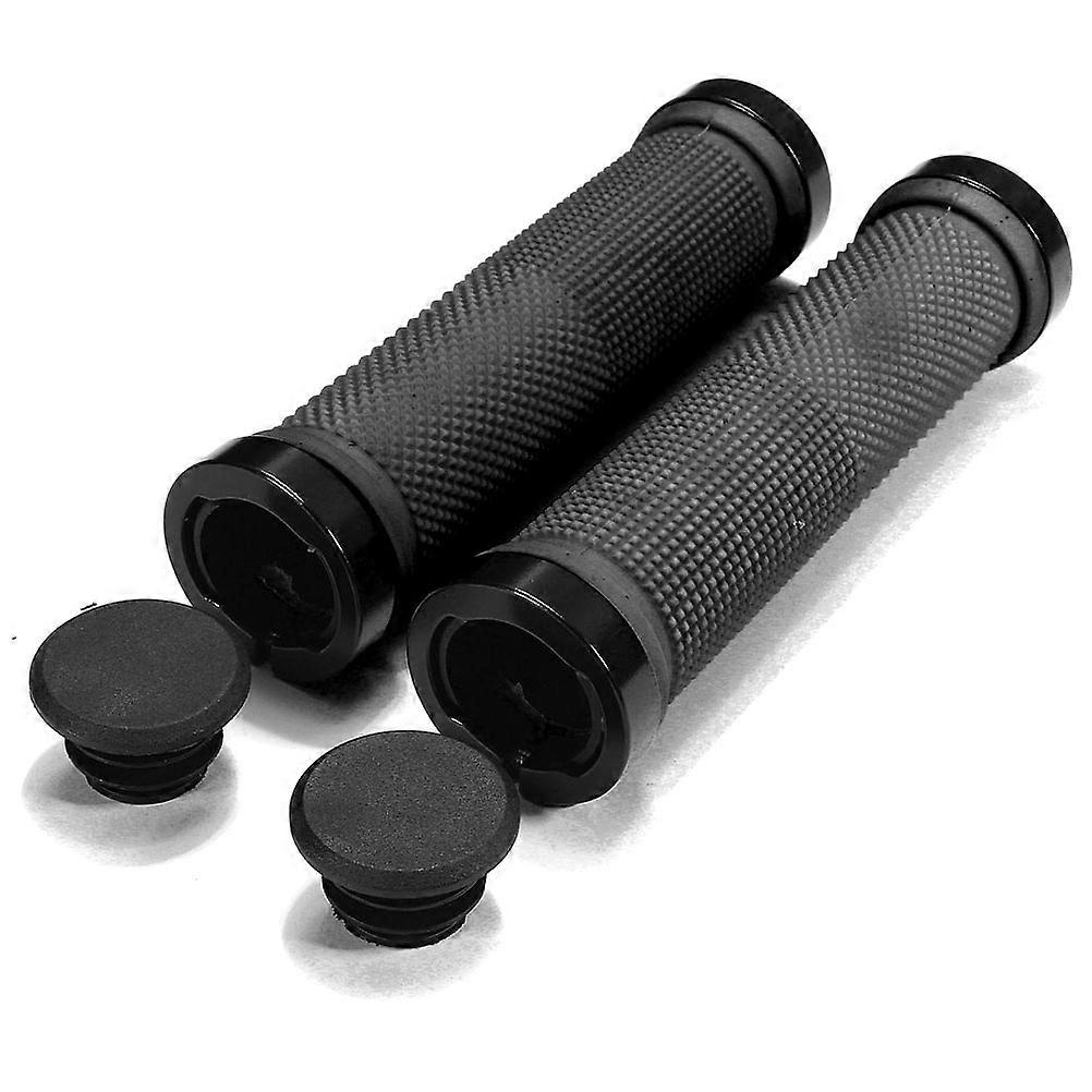 Bike Handlebar Grips Maximum Control Nonslip Design For Mountain Biking 3cm Outside Diameter 1 Pair