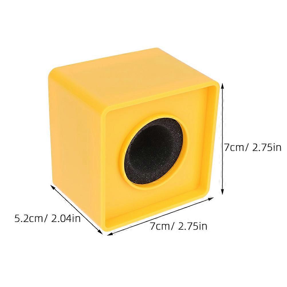 Mic Square Cube ABS Plastic Simple and Practical Display 6.9x6.9cm 2Pcs