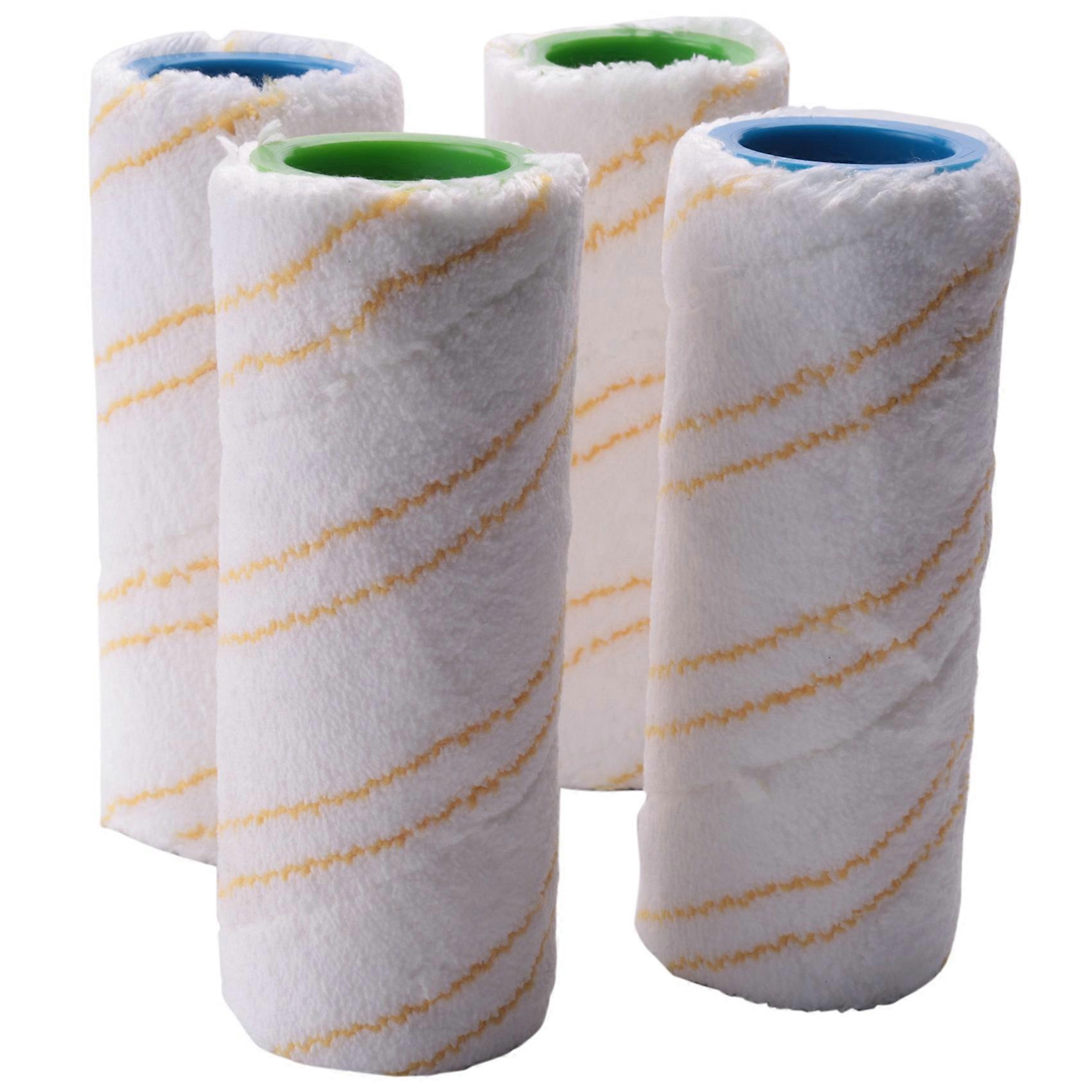 4 Pieces Set of Rollers for Karcher FC5 FC7 FC3 FC3D Cleaner 2 Yellow