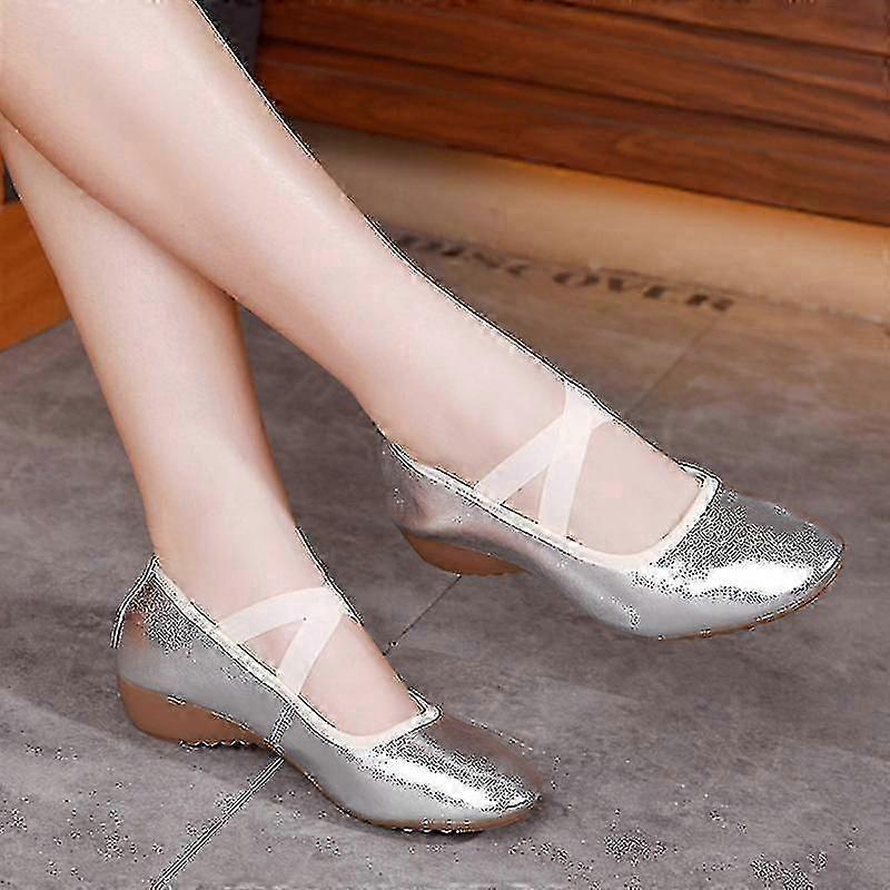 Lightweight flats for dance - Soft comfortable women's practice shoes