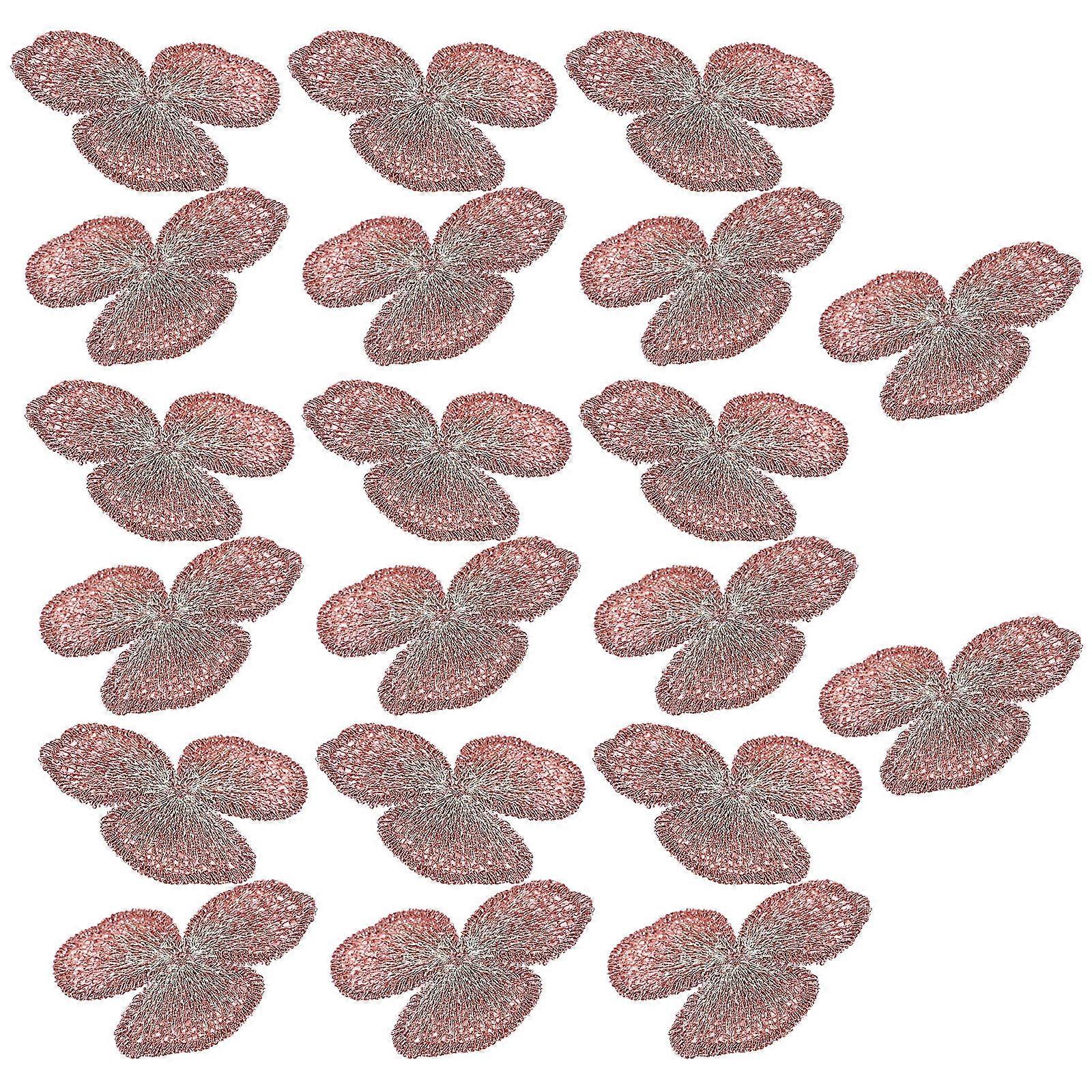 klud broderi lapper broderi patches DIY projekter assorterede .3x4.3x0.1cm sy-på 20stk