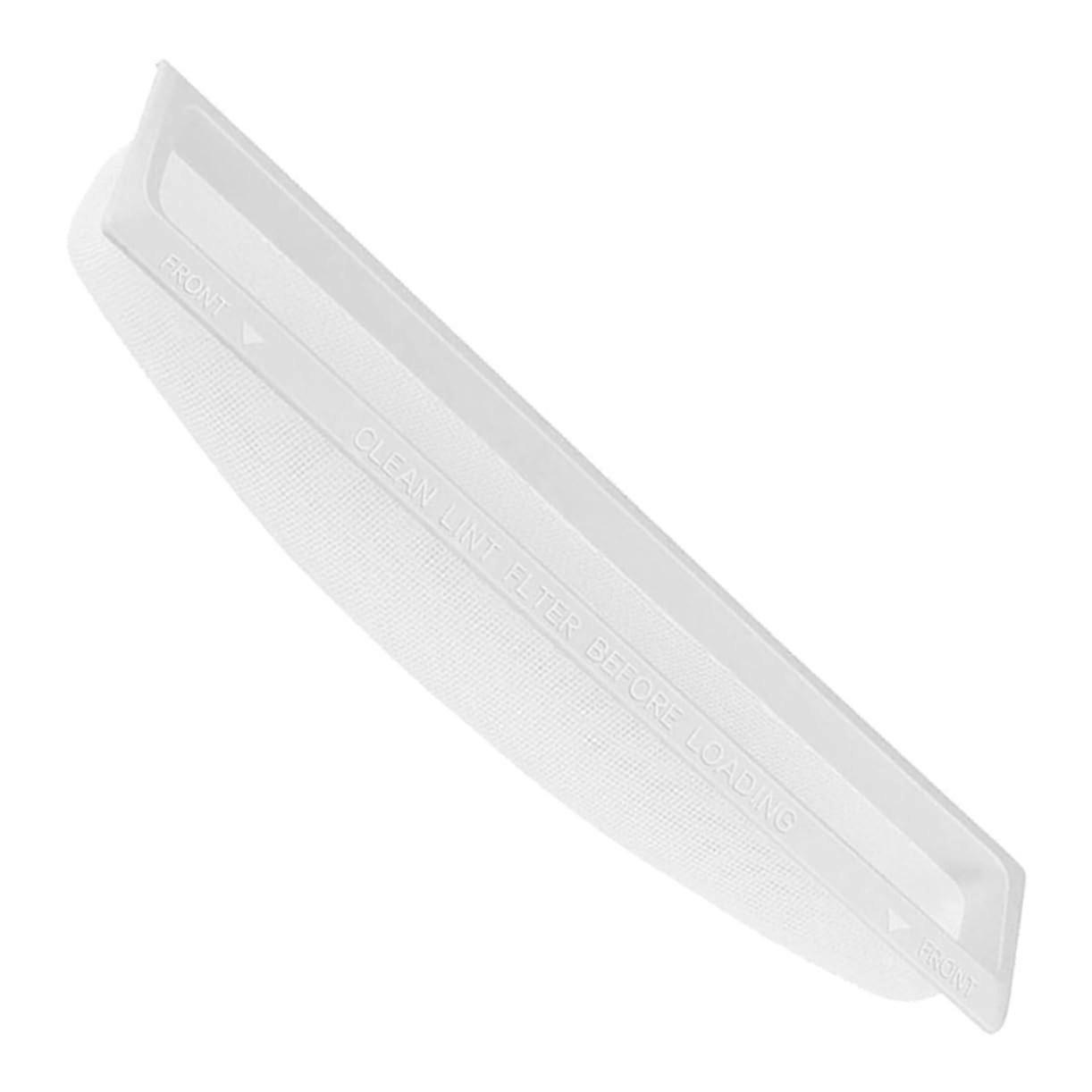 Clothes Dryer Filter Replacement Lint Filter Plastic White Compatible With Various Dryers
