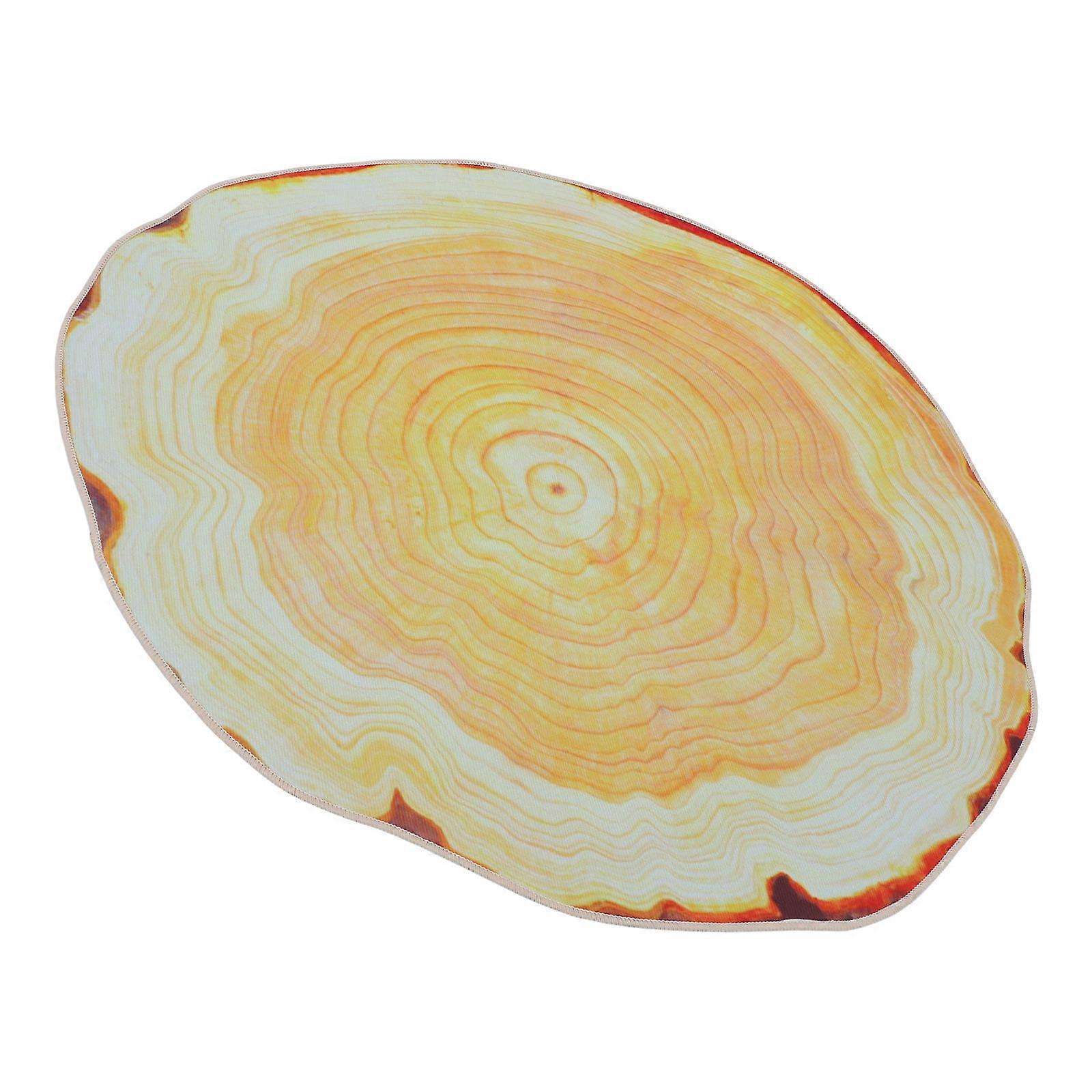 Tree Rug Retro Simulation Tree Annual Ring Design 1Set