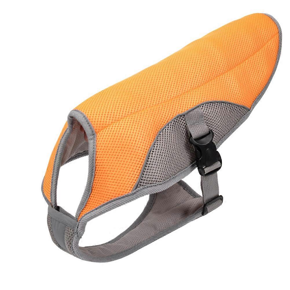 Keep Dog Cooling Vest Dog Cooling Jacket Orange Color For Trips 1Set