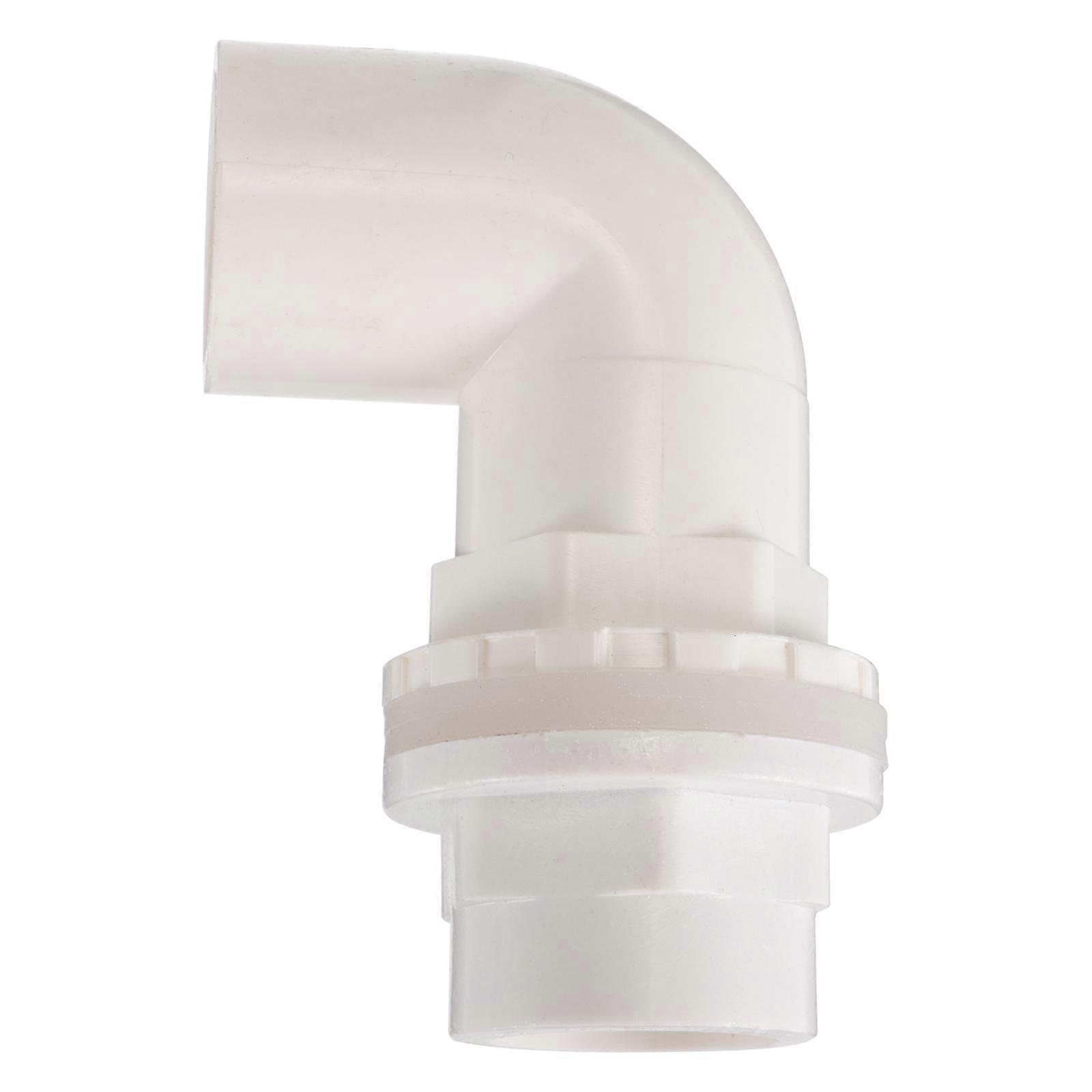 Tank Hose Connector PVC Aquarium Fish Tank Water Pipe Joint 90 Degree Elbow For Fish Tank Filter Setup Leak-Proof 25mm Opening Diameter to 28mm 4Pcs