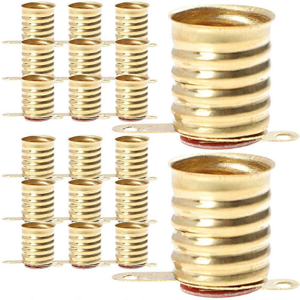 Lamp Holder Base Mini Led Bulb Socket Light Socket Home Repair Copper 20Pcs