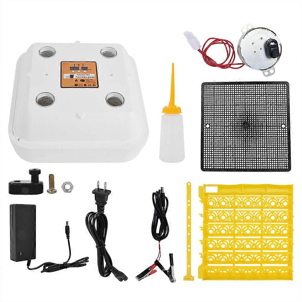 Automatic Poultry Egg Incubator 42 Eggs Incubator Hatching Machine US Plug 110-220V