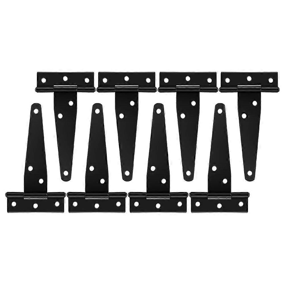 Gate Hinge Hardware Tee Shape Hinges Door Accessory 3 93x2 55x0 20Inch Durable 8Pcs