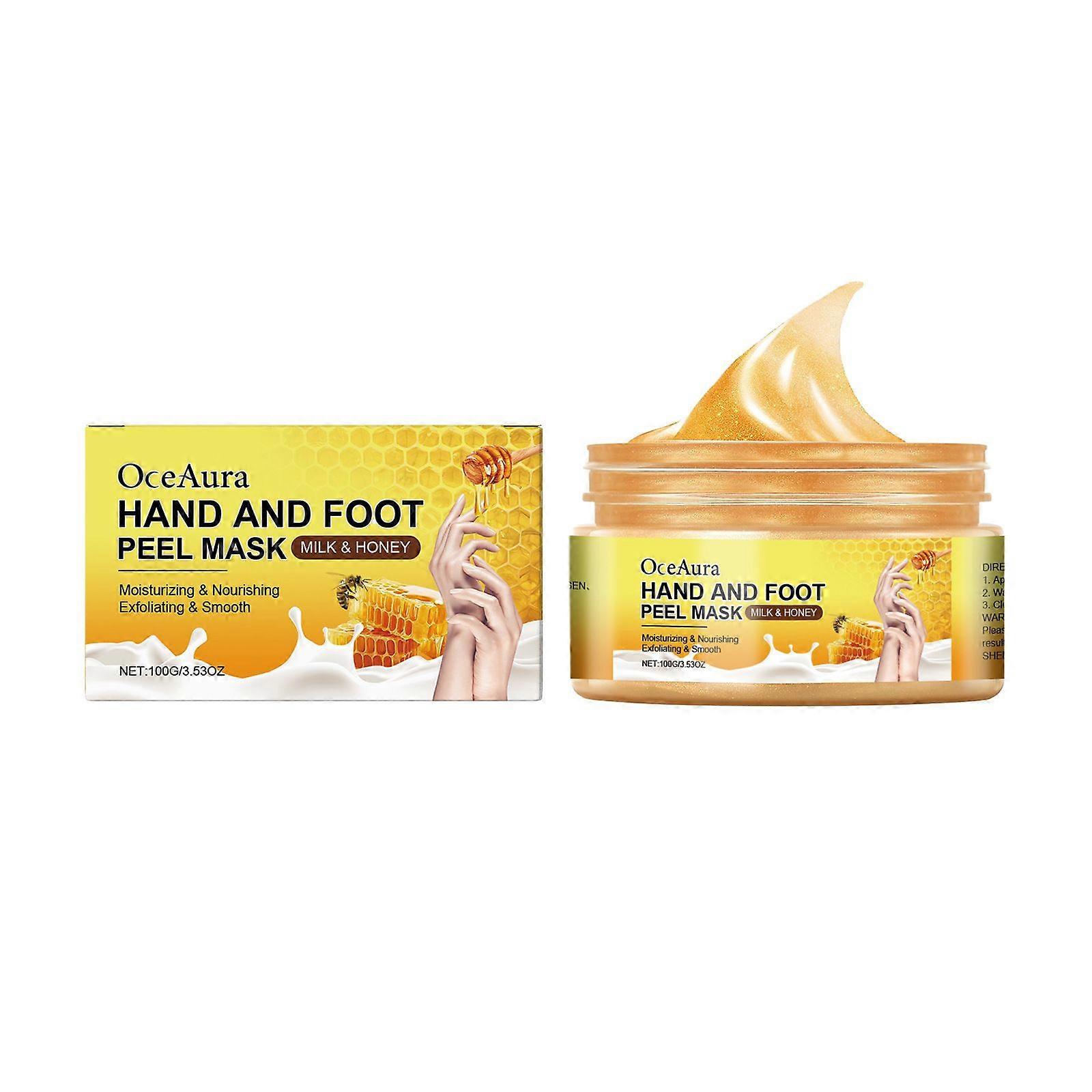 Milk Honey Peel Off Wosk do rąk dla kobiet Nawilżające nawilżające maski do rąk Odżywcze złuszczające folie do rąk Pielęgnacja rąk Soft 100g
