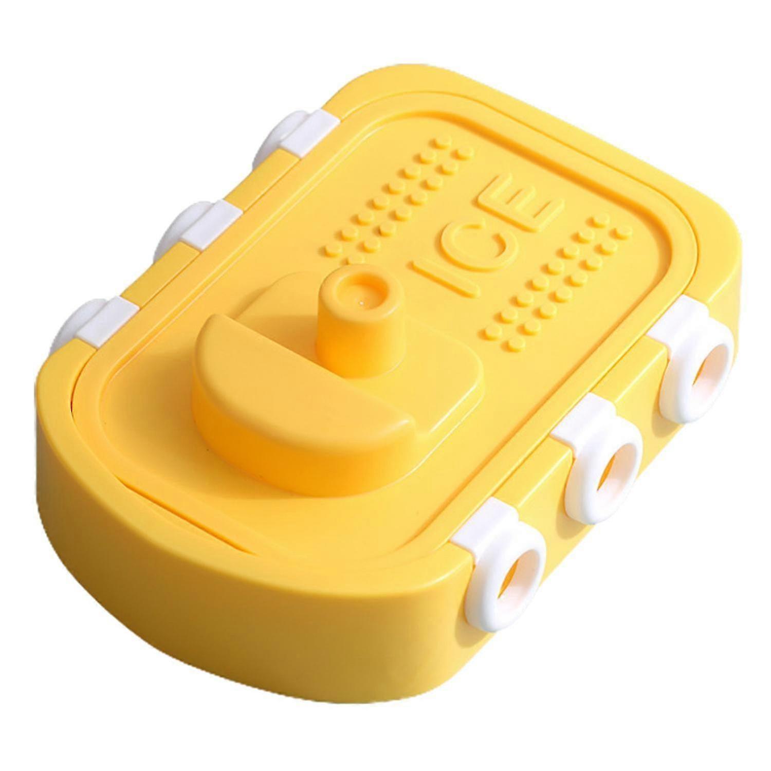 Easy Demoulding Non-stick Ice Cream Mold with Lid 6 Grids Animal Shape Ice Cube Tray