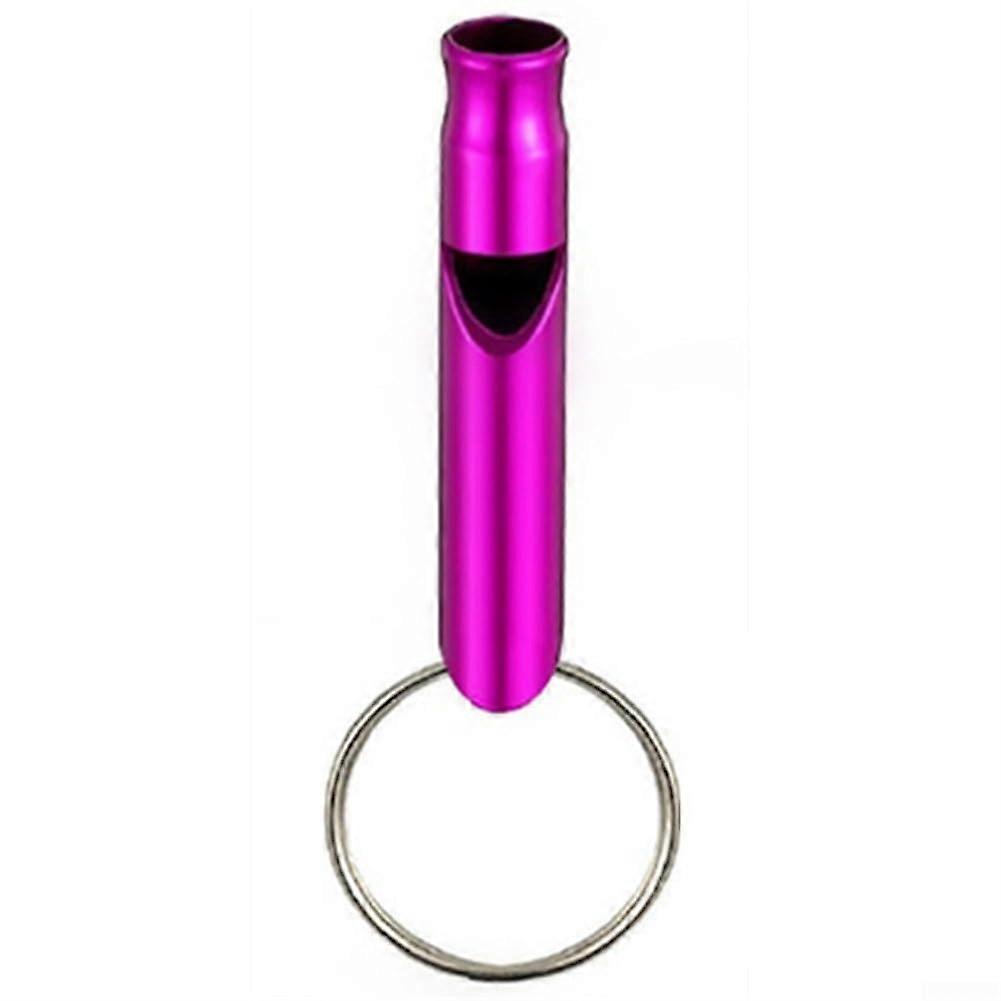 Lightweight Miniature Pet Training Emergency Whistle Purple