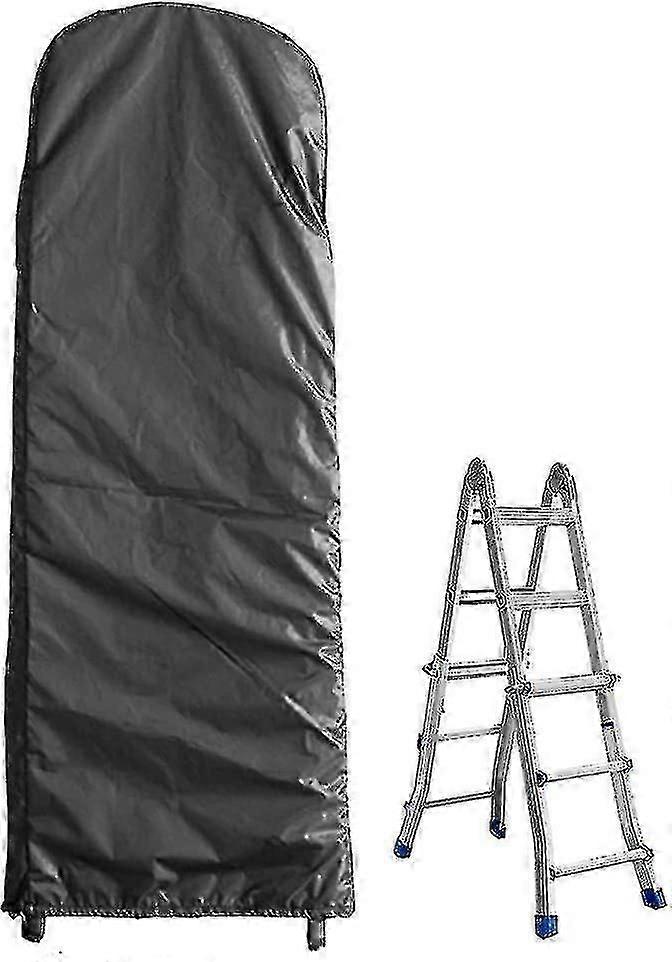Dust-Proof Folding Ladder Cover  Waterproof Drawstring Protector for Garden & Patio