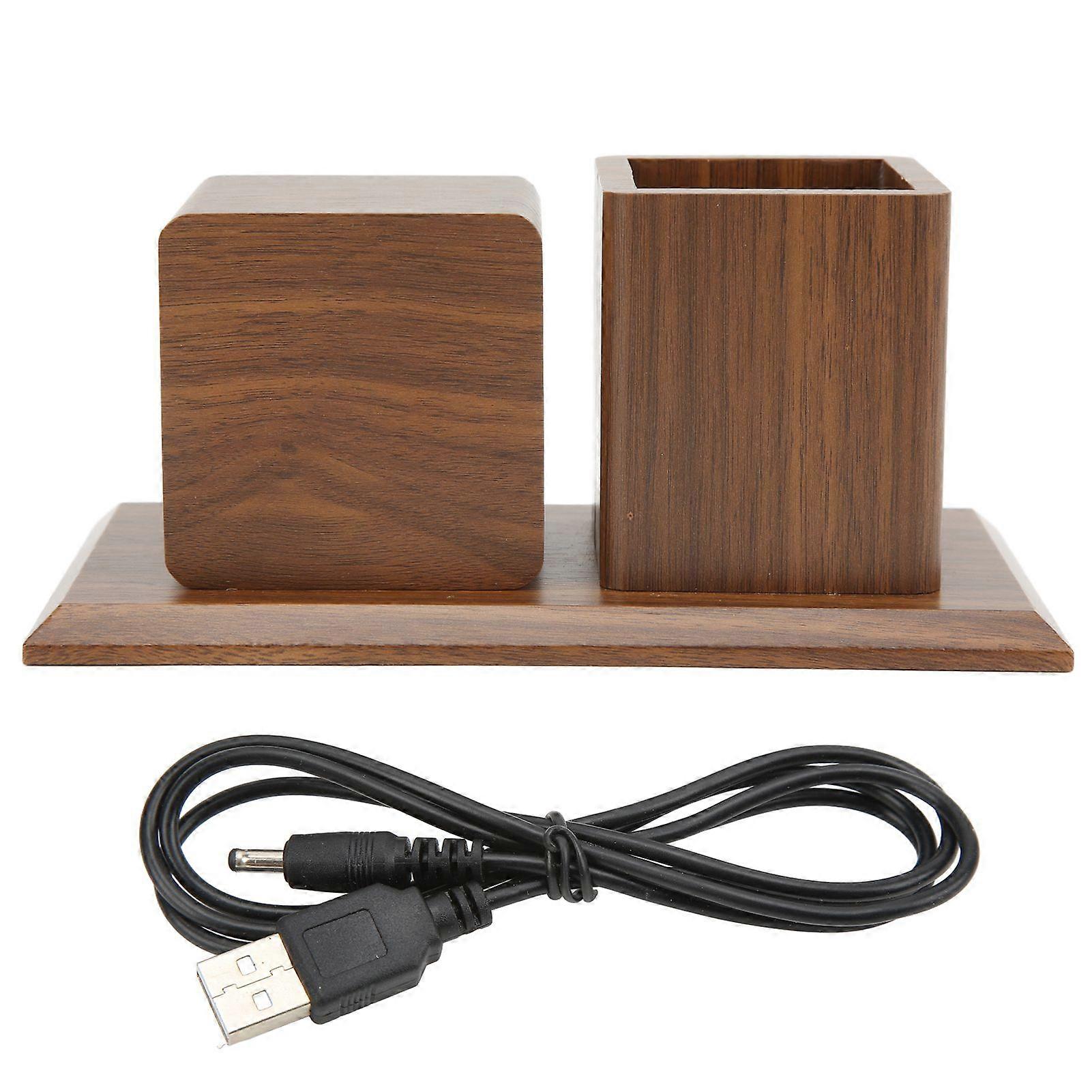 2025 Latest Model  Pen Holder Clock Temperature Calendar Display 3 Level