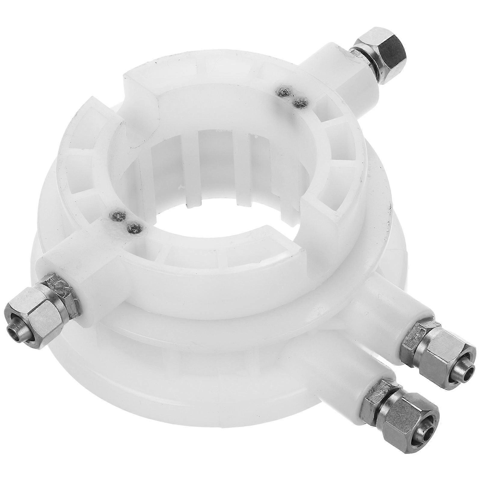 Rotary Coupler Tire Changer Part for Vehicle Maintenance Professionals and Home Users White Color Round Shape Pressure Management 1Pack