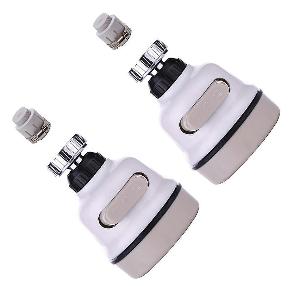 Kitchen Faucet Aerator 2 Sets Water Saving Spray Head Easy Installation Increased Water Pressure Splash Design for Bathroom and Kitchen Use