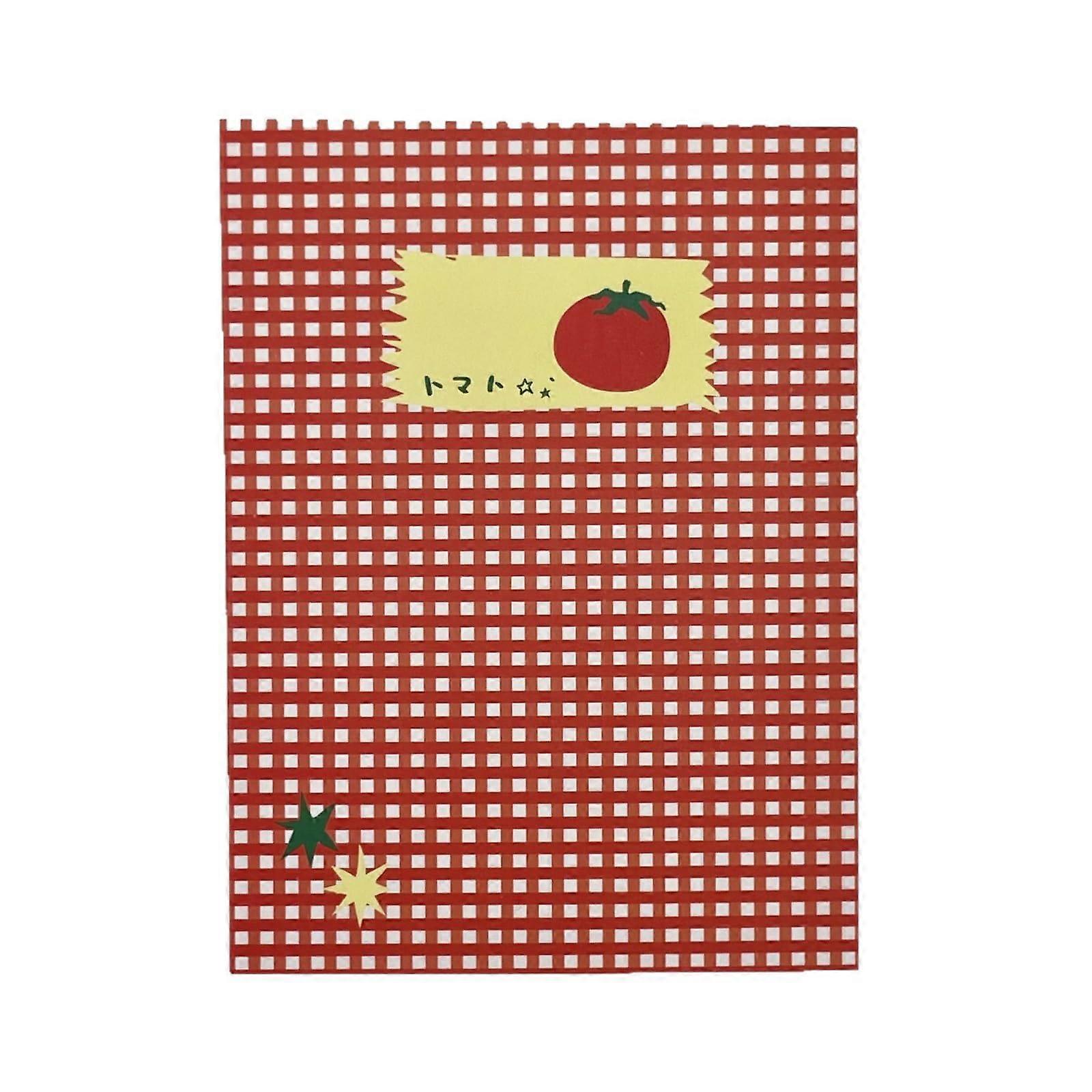 Tomato Notebook, unlined, thick, for writing, sketching, journaling