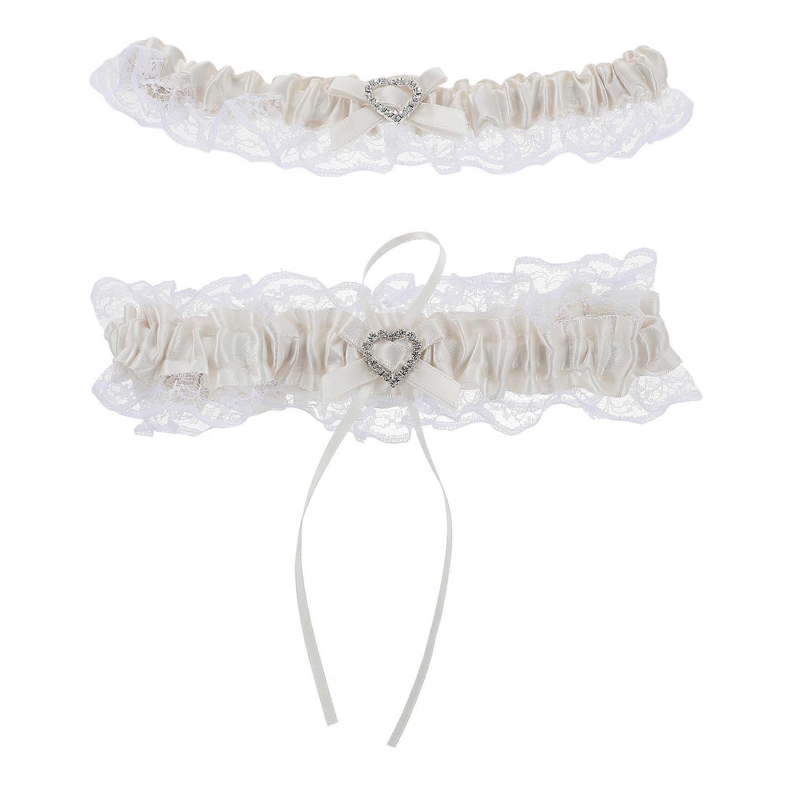 Wedding Thigh Straps Bride Accessories Lace Material Comfortable Design 1Set